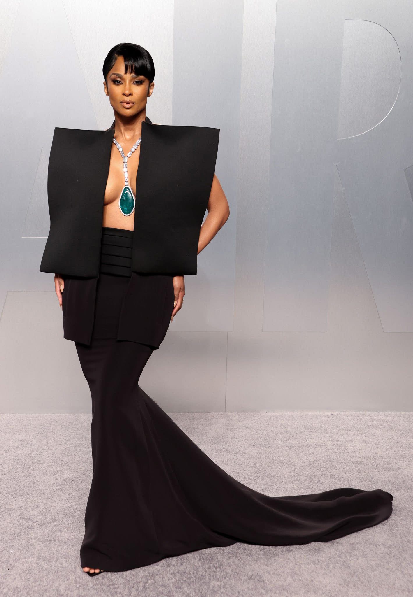 Ciara attending the Vanity Fair Pre-Oscar Party ahead of the 2026 Academy Awards.