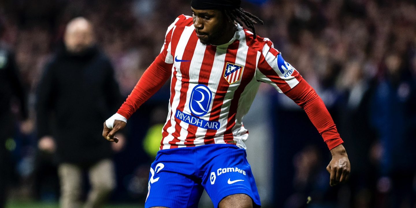 Ademola Lookman in Atlético Madrid jersey