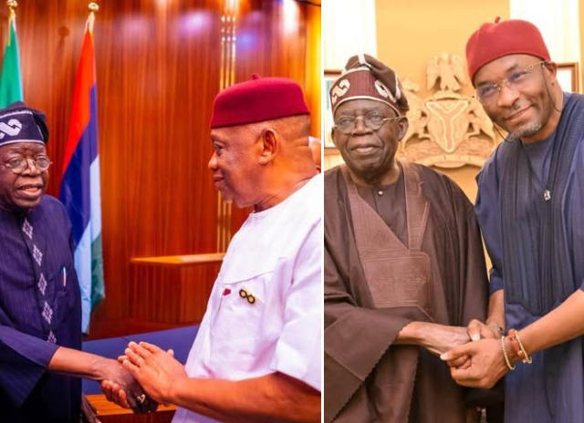 'Tinubu put me in charge of Abia APC' - Orji Kalu, Okezie Kalu claim