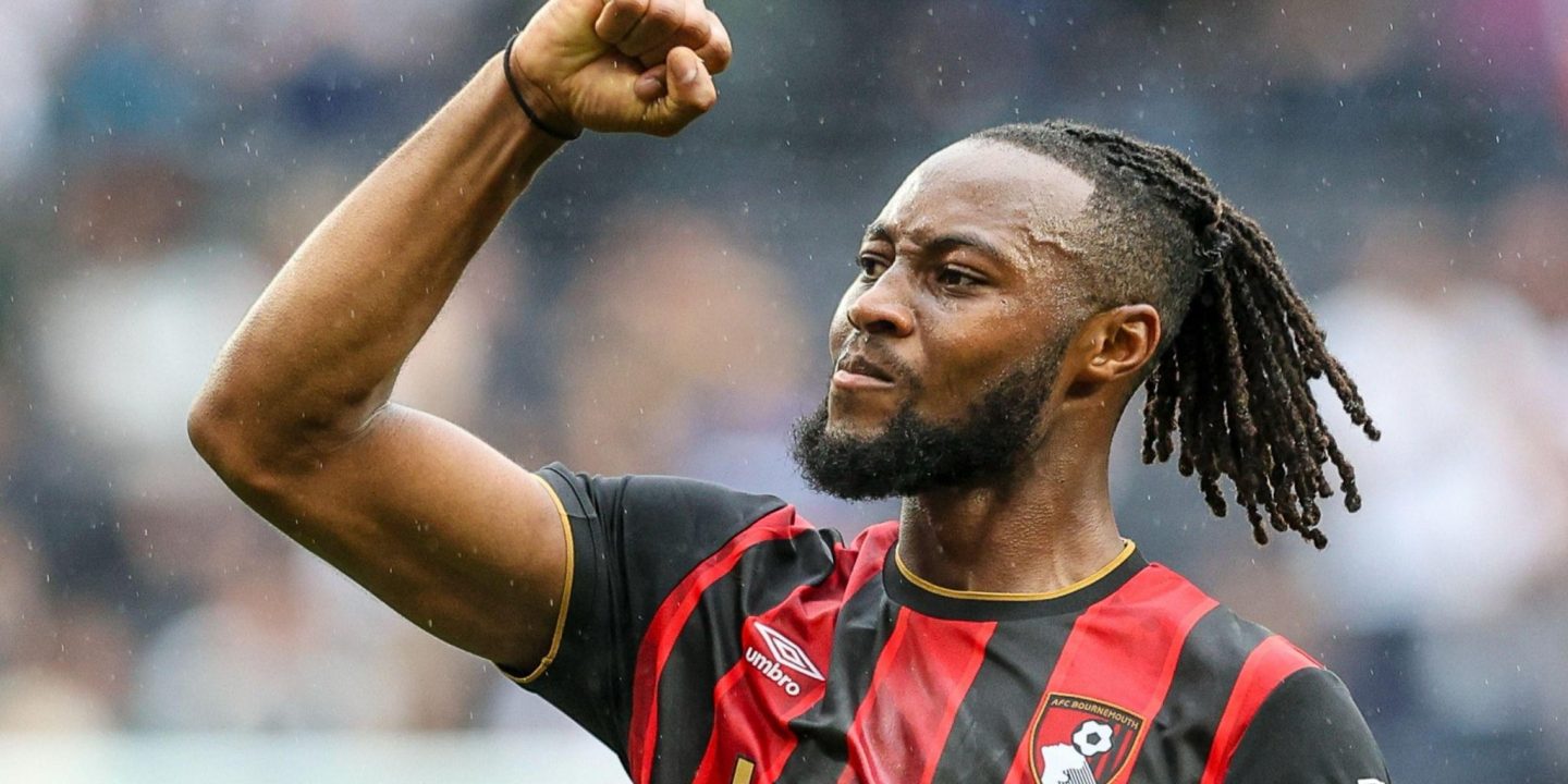 Antoine Semenyo in Bournemouth jersey
