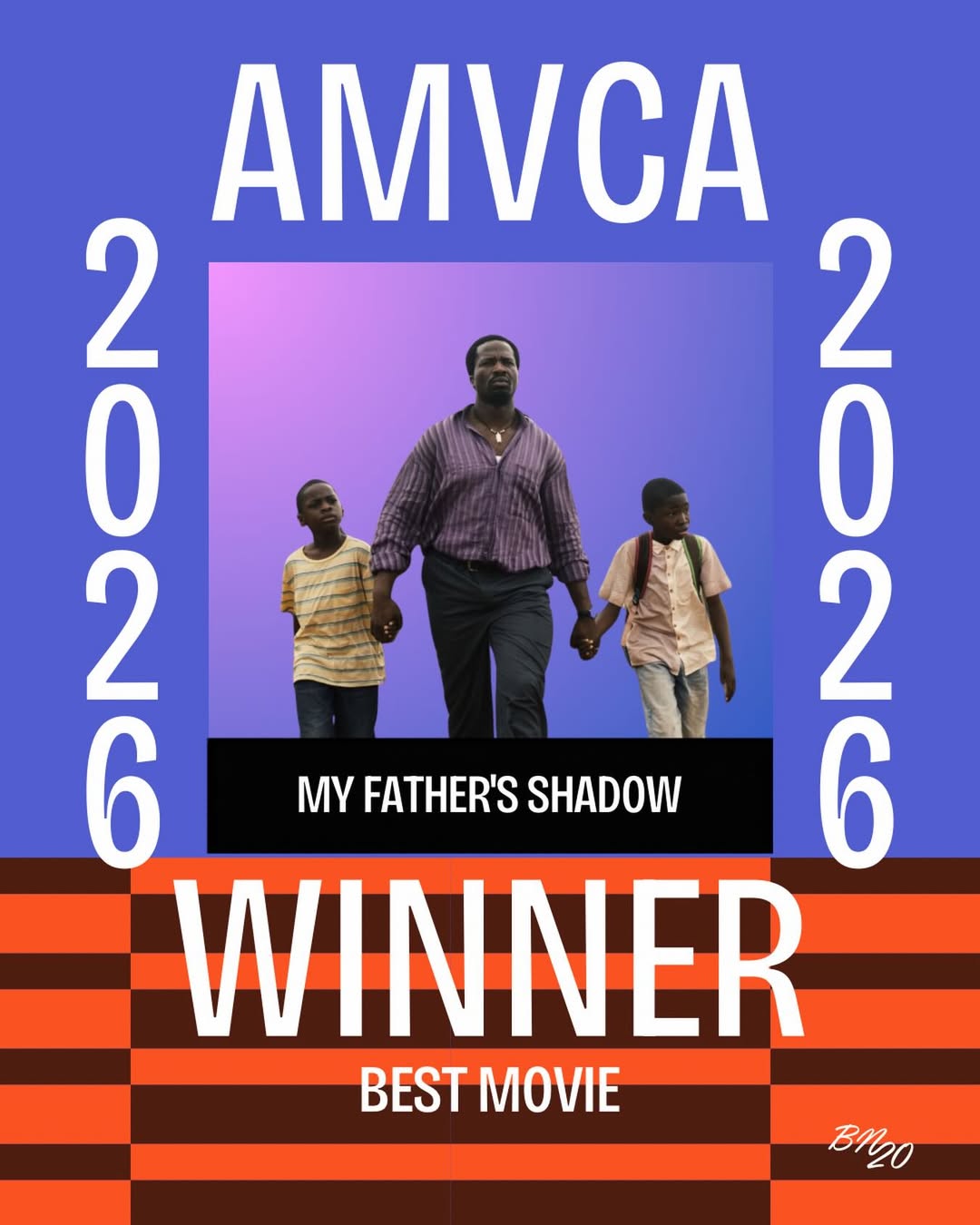 My Father's Shadow, directed by Akinola Davies Jr., winning Best Movie at the AMVCA 12 ceremony.