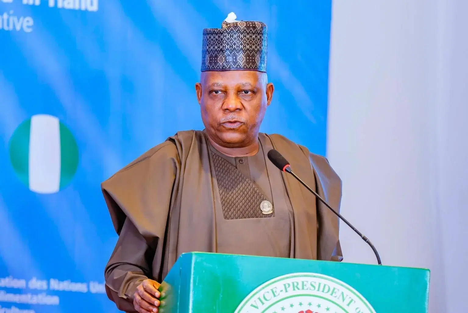‘Nigeria now working’, Shettima insists