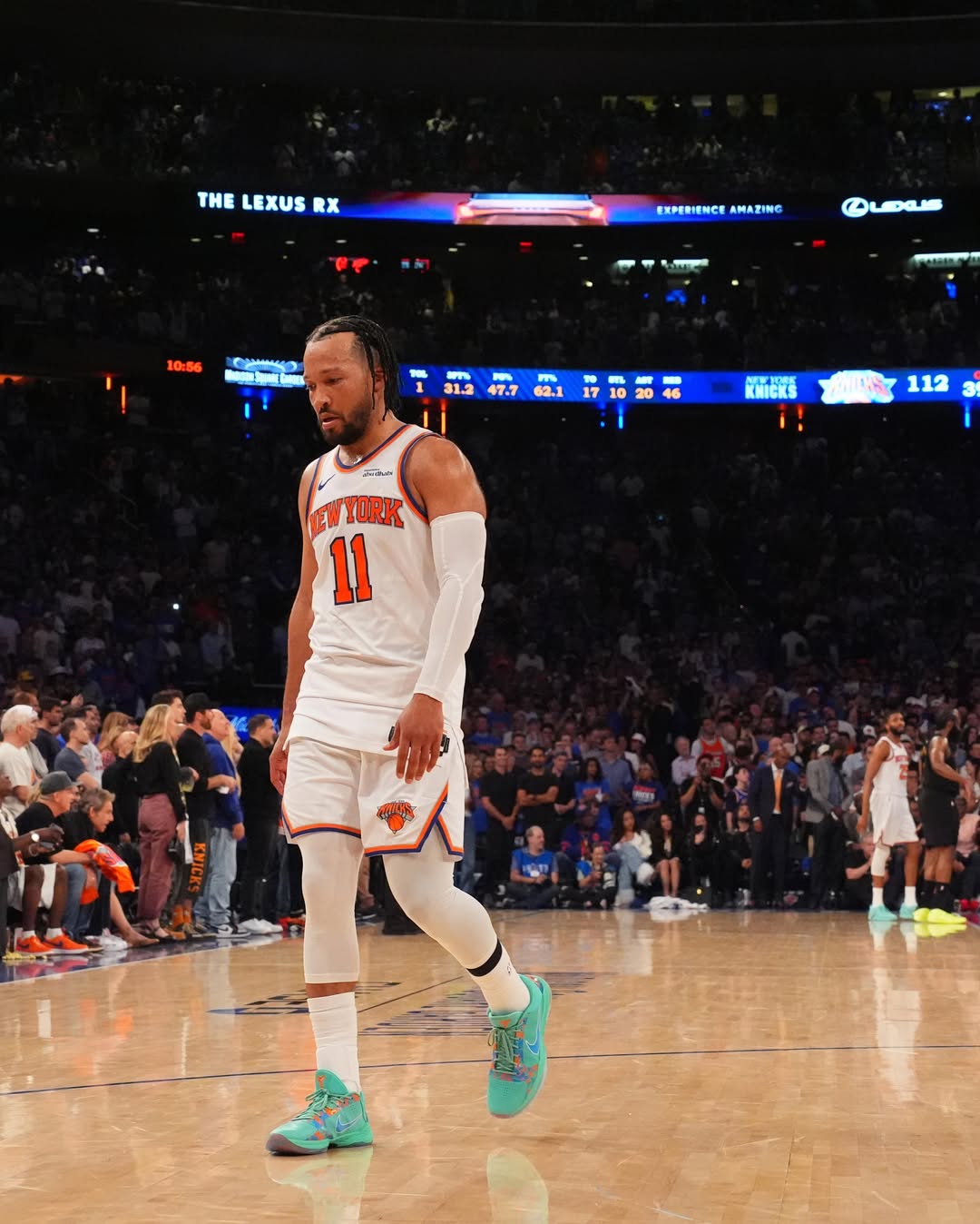 Knicks guard Jalen Brunson, who led New York to the 2026 NBA championship and earned Finals MVP honors with his legacy-defining performances.