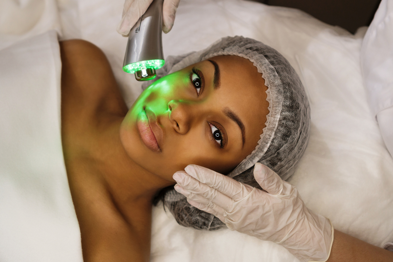 Laser skin resurfacing treatment
