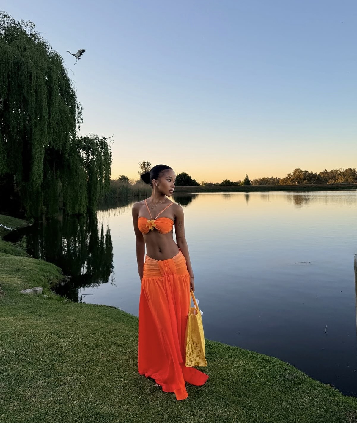 Maxi skirt set summer outfit