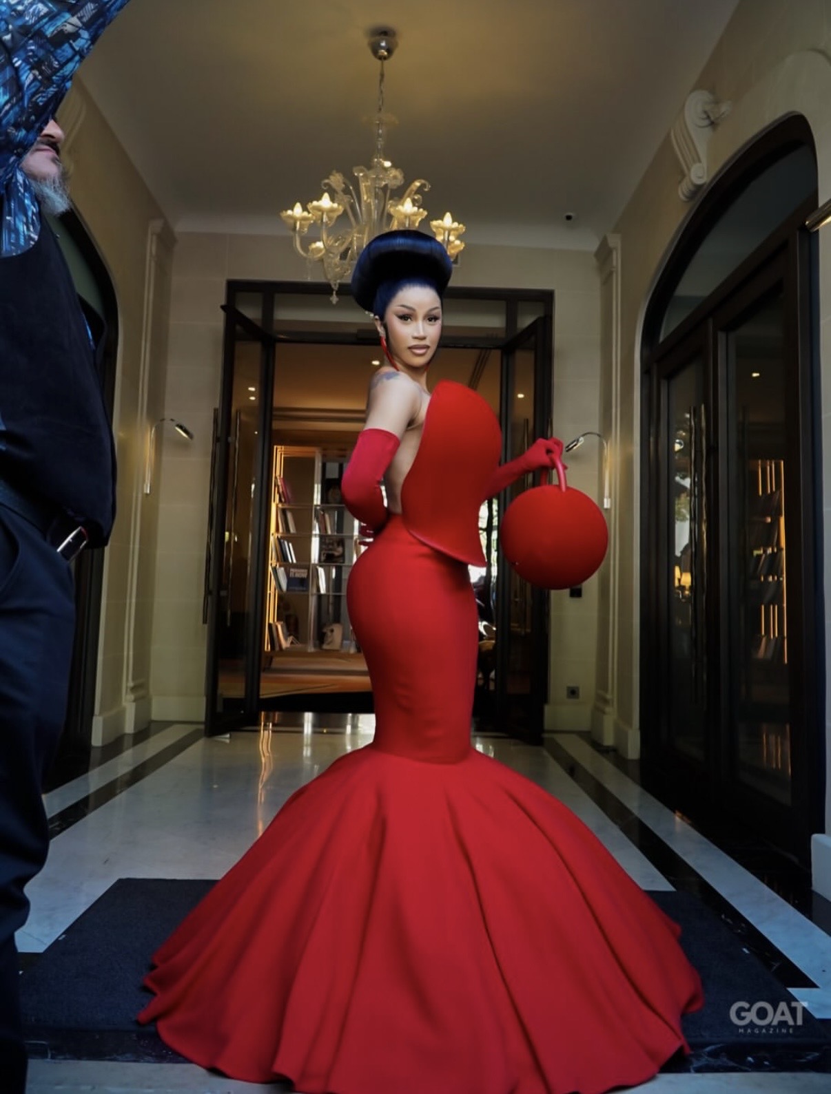 Cardi B Robert Wun Couture Gown