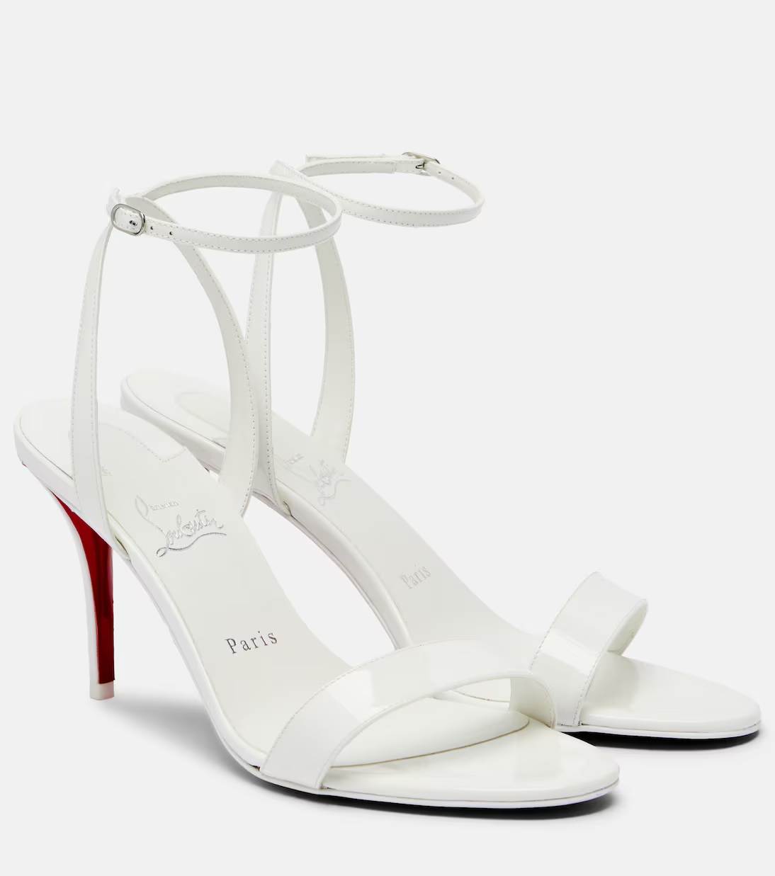 White Heeled Sandals