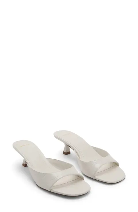 White Heeled Sandals